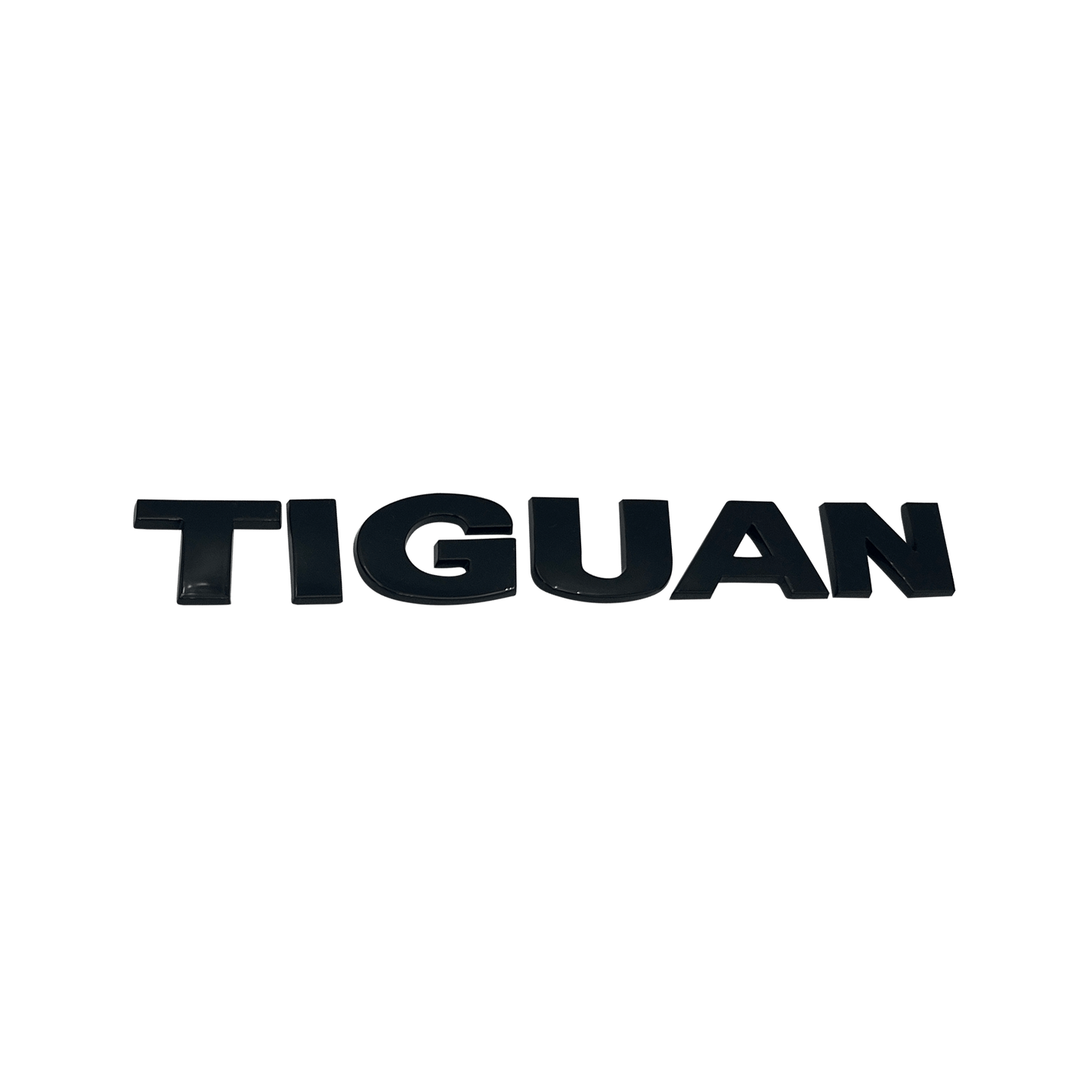 Glossy Black VW "Tiguan" Model Emblem
