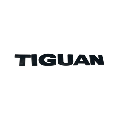 Glossy Black VW "Tiguan" Model Emblem
