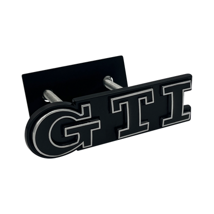 Black &amp; Chrome VW GTI Front Emblem