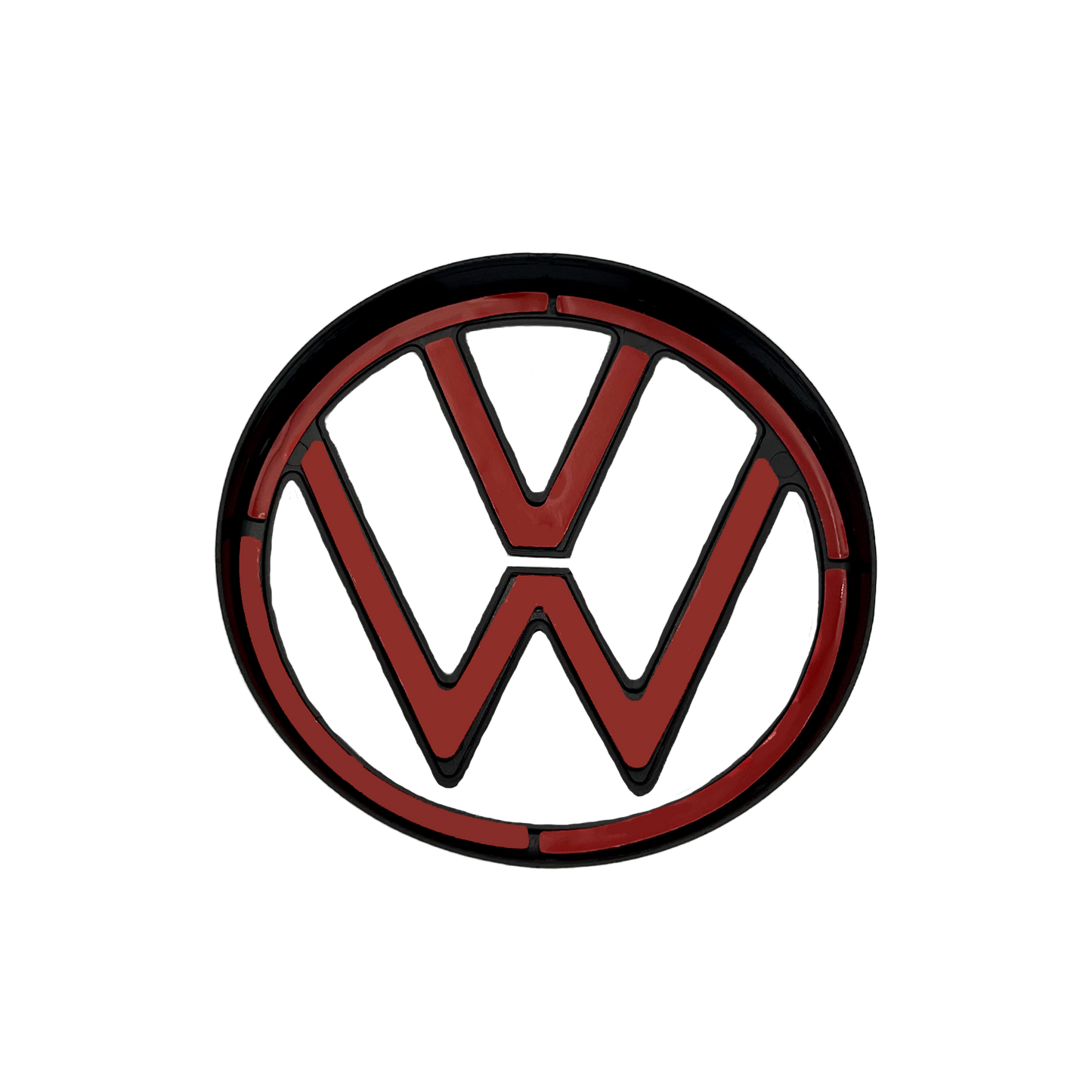 VW Golf 7 Front logo Sort 135mm 