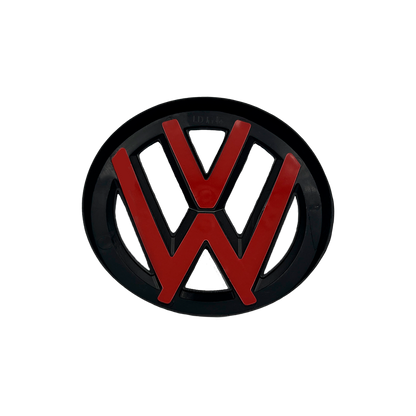 VW Polo 6 Rear Logo Black 