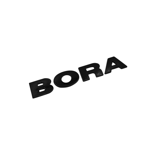 Black VW "Bora" Rear Emblem