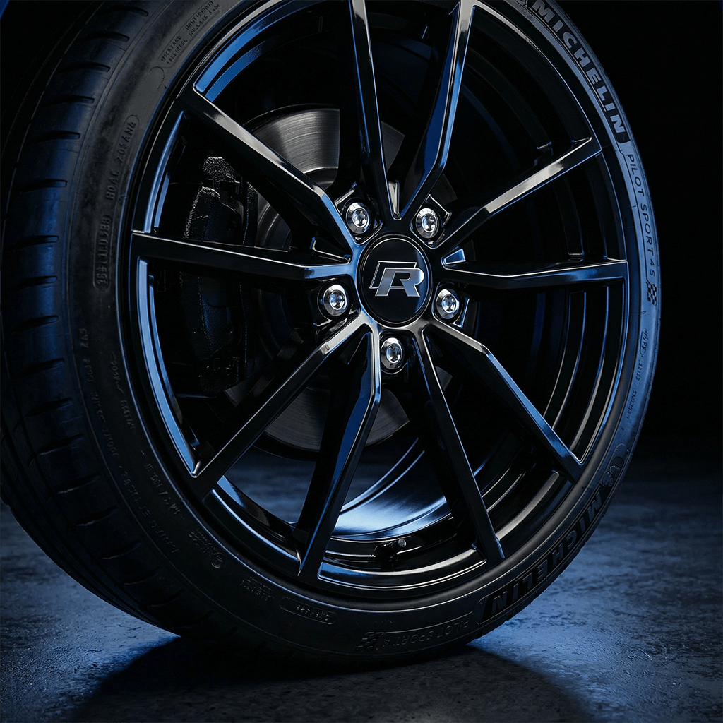 4 pieces VW R-line Center caps 65mm