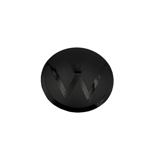 VW Bakre Logo Shiny Black 112mm