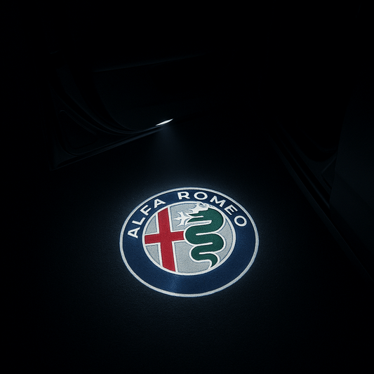 2 Pcs. Alfa Romeo Logo Entry Lights