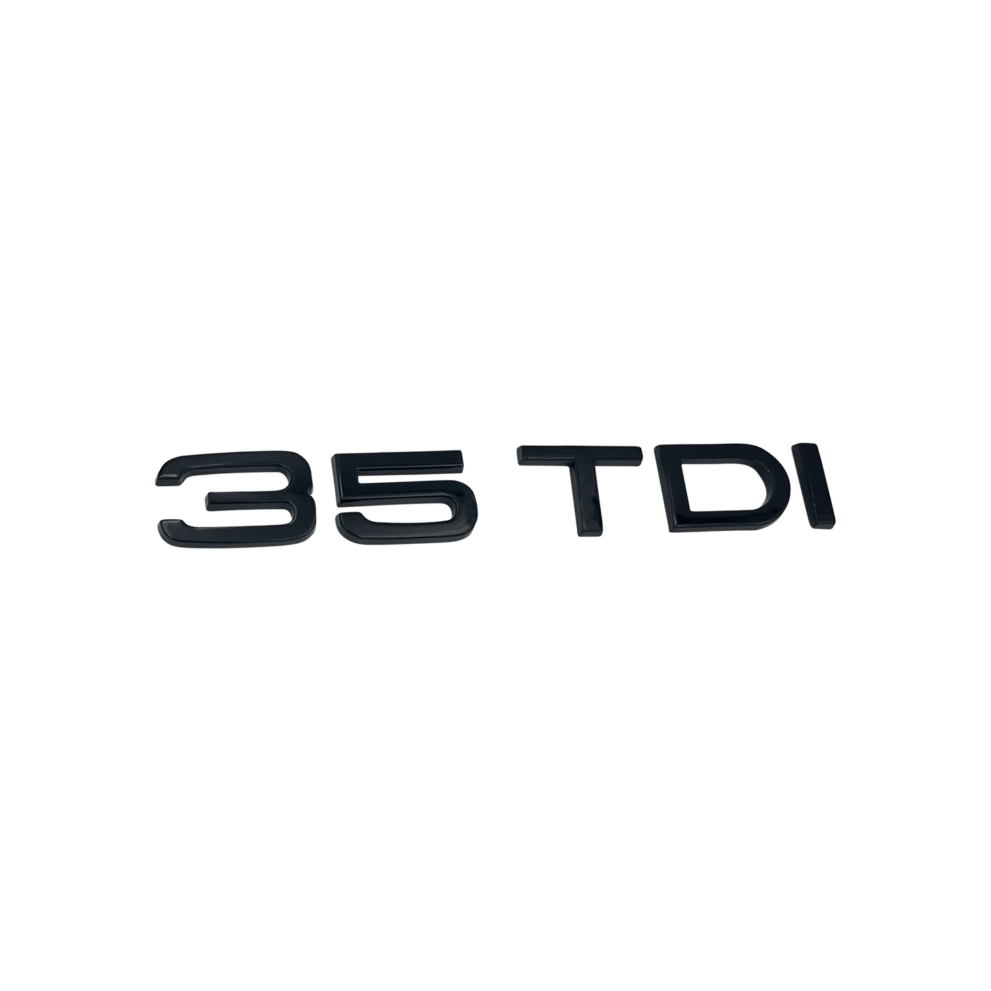Audi 35 TDI rear emblem glossy black