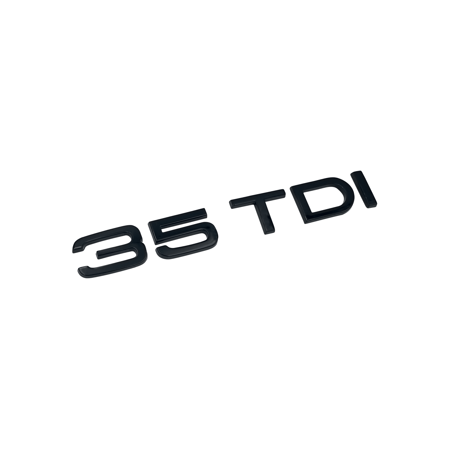Audi 35 TDI rear emblem glossy black