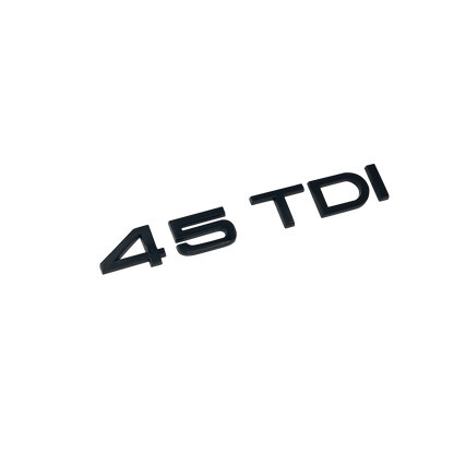 Audi 45 TDI rear emblem glossy black