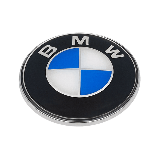 BMW Rear logo Blue &amp; White 74mm