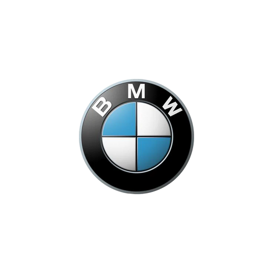BMW Baklogo Blå &amp; Hvit 70mm 