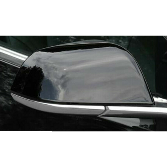 2 pcs. Tesla Side Mirror Covers Glossy Black - Tesla Model 3