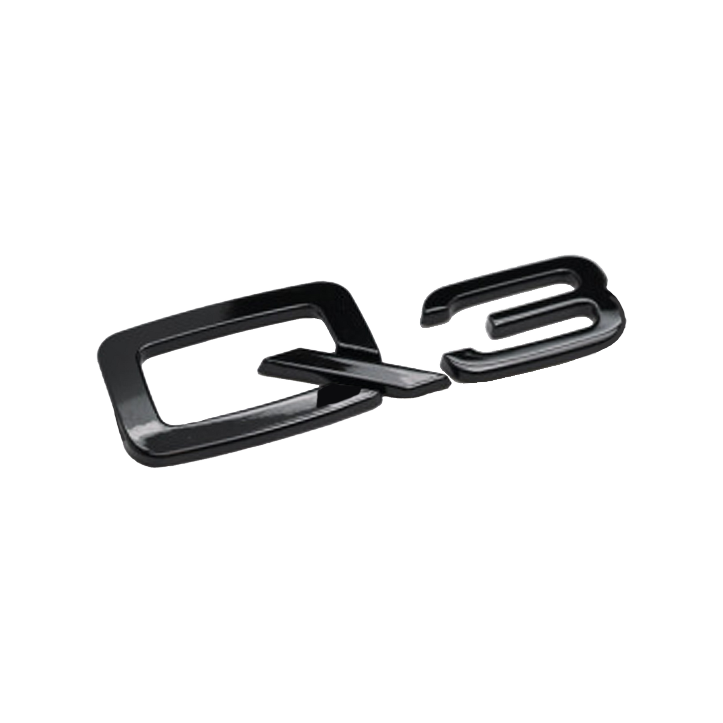 Black Audi Q3 Rear Emblem