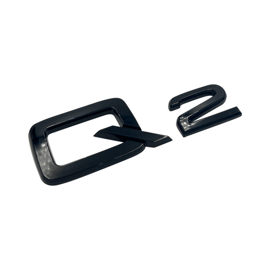 Black Audi Q2 Emblem