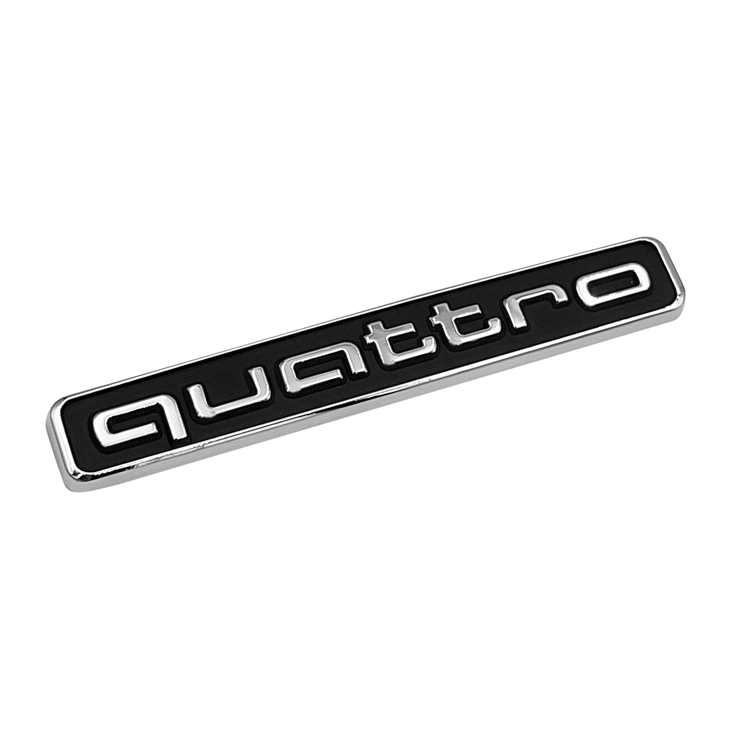 Black Audi quattro Rear Emblem