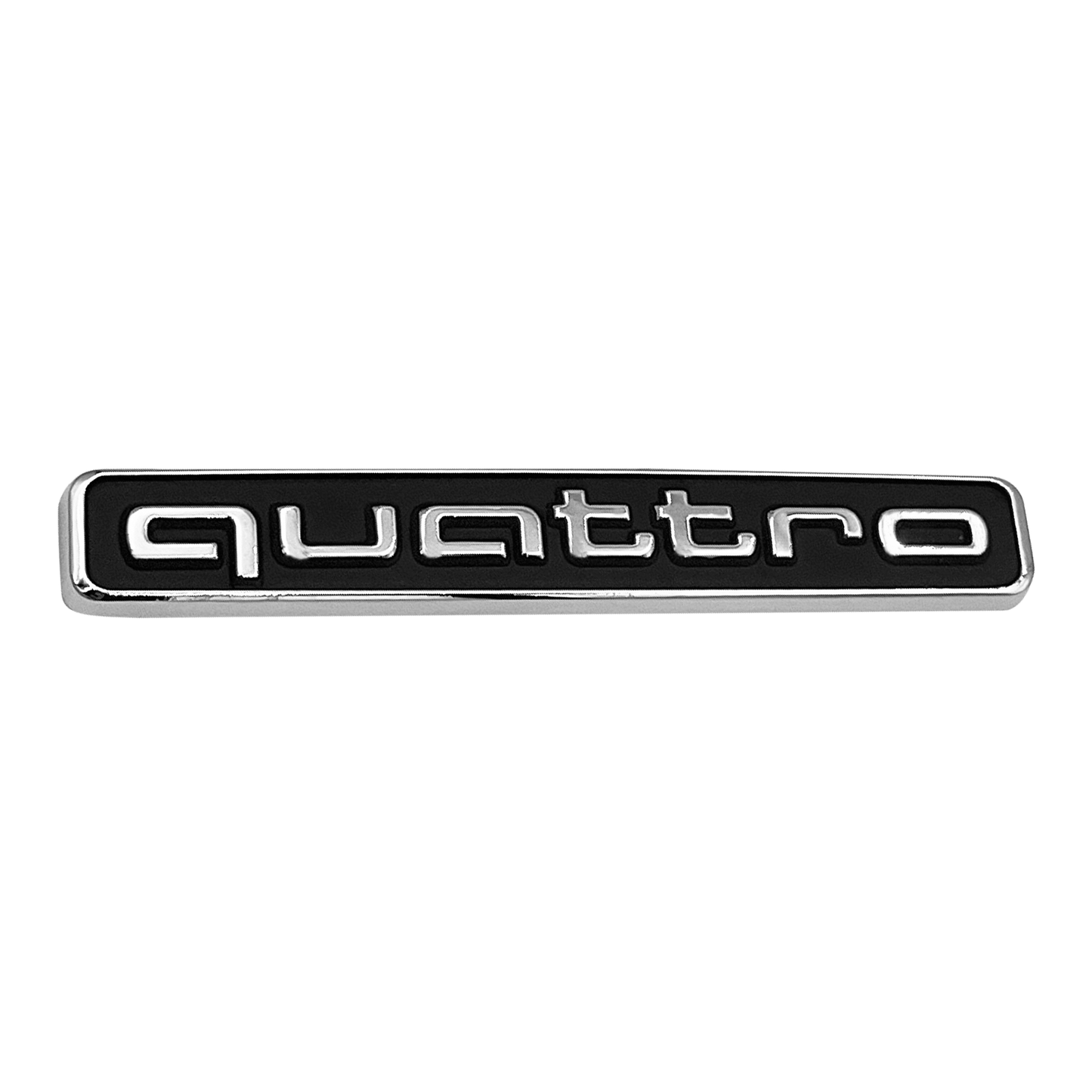 Black Audi quattro Rear Emblem