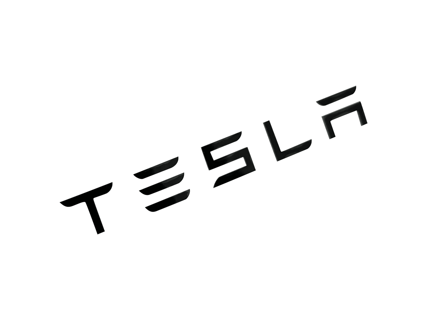 2 stk. Tesla bremsekaliper-klistremerker svart