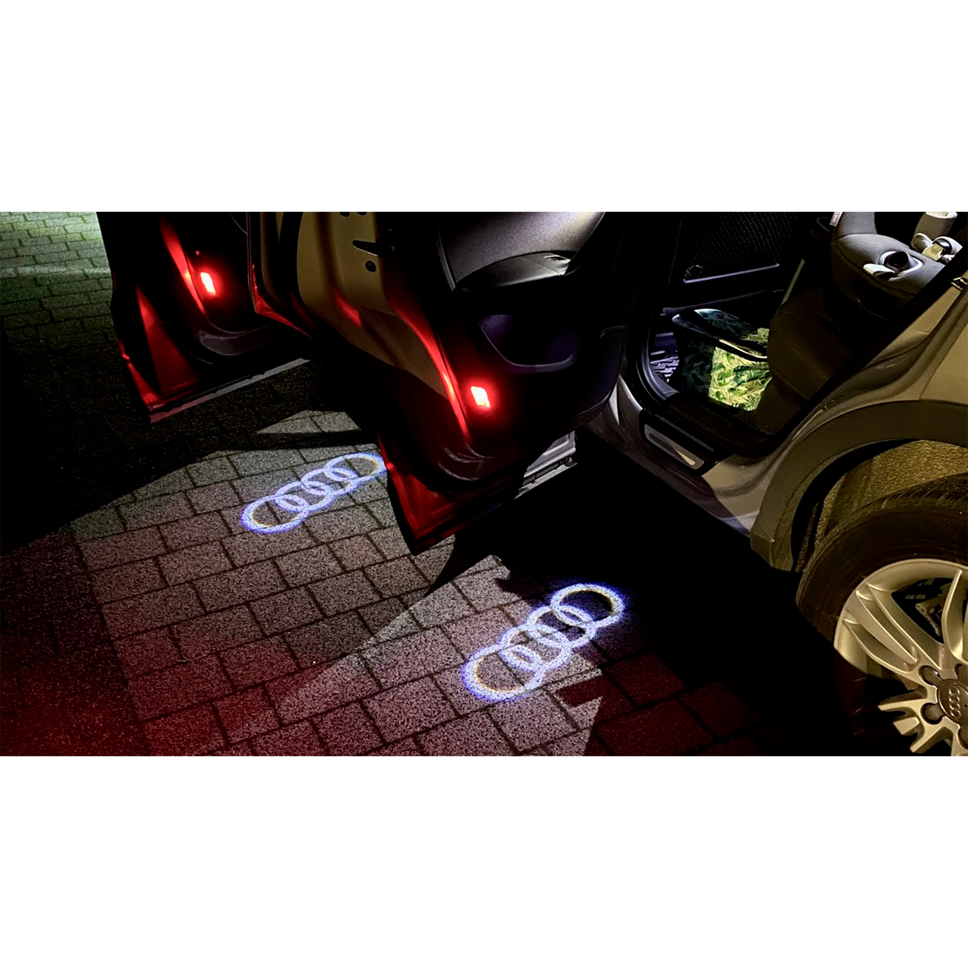 2 pcs. Audi Logo Entry light