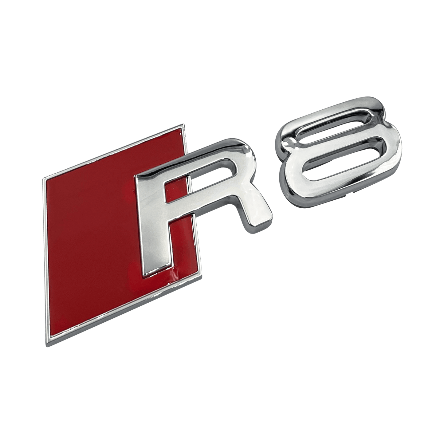 Chrome Audi R8 Bakre Emblem Badge 
