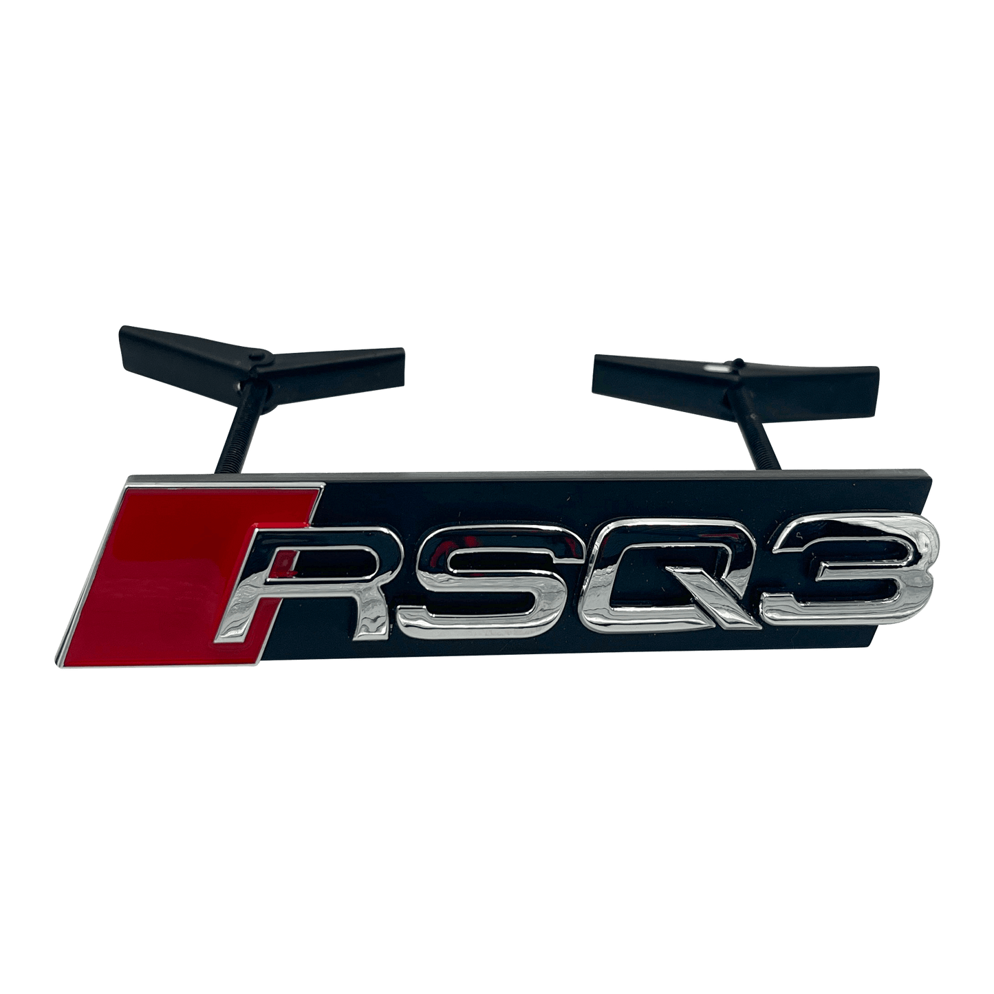 Chrome Audi RSQ3 Front Emblem Badge 
