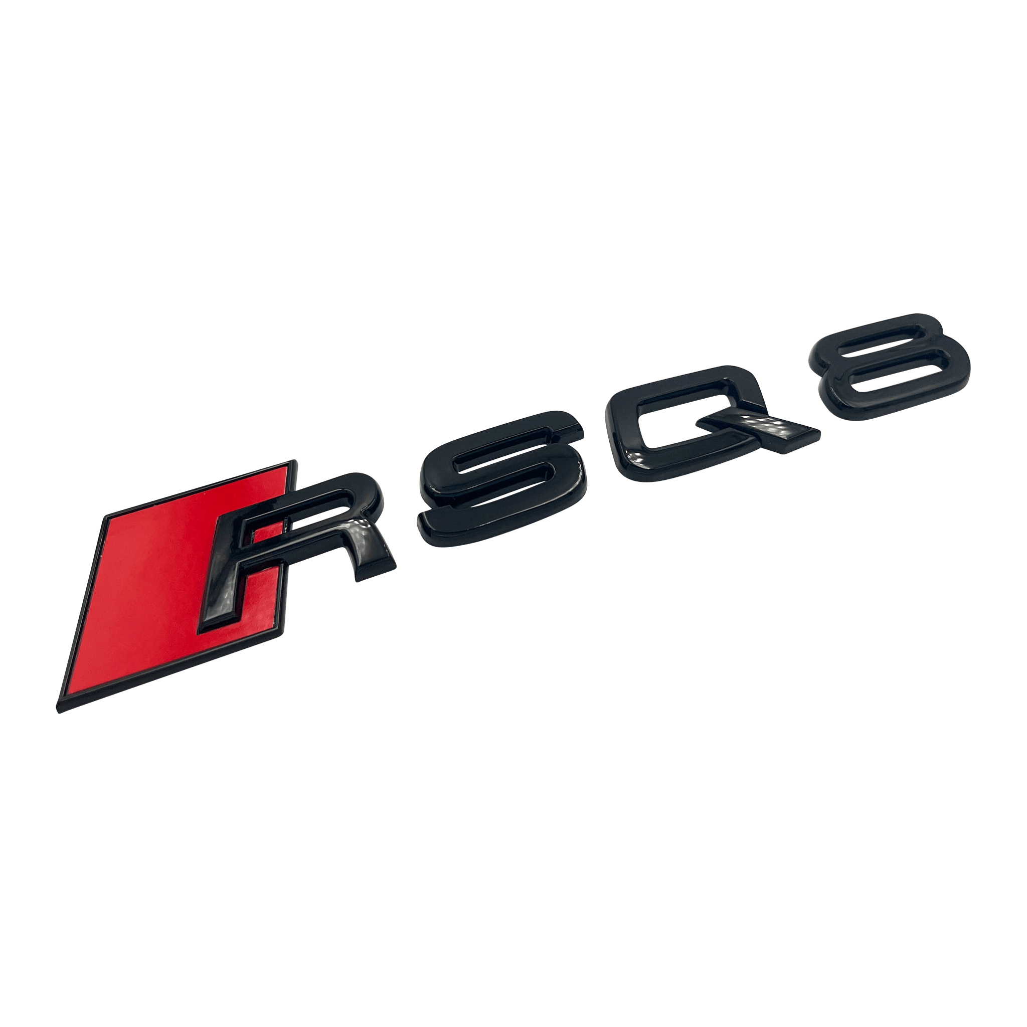 Black Audi Q8 Rear Emblem - Driverse