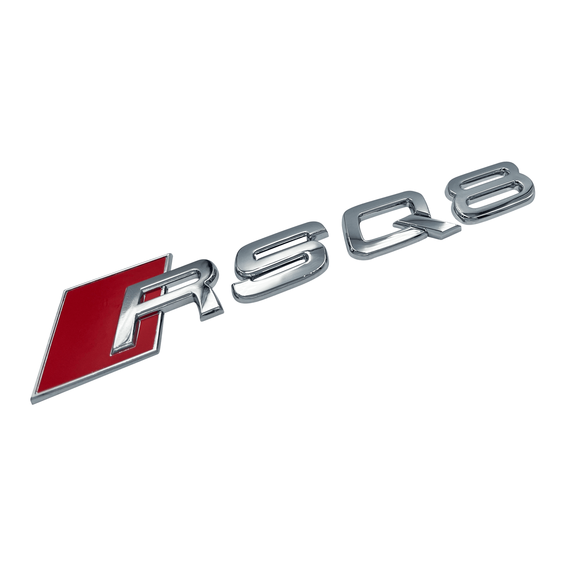 Chrome Audi RSQ8 Emblem - Drivers – Driverse