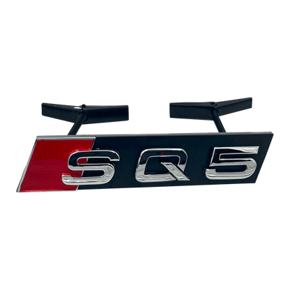 Chrome Audi SQ5 Front Emblem Badge 