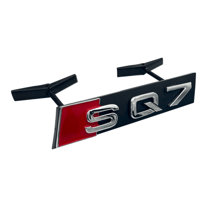 Chrome Audi SQ7 Front Emblem Badge 