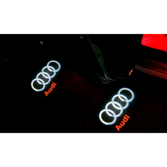 2 stk. Audi Logo Entry lys