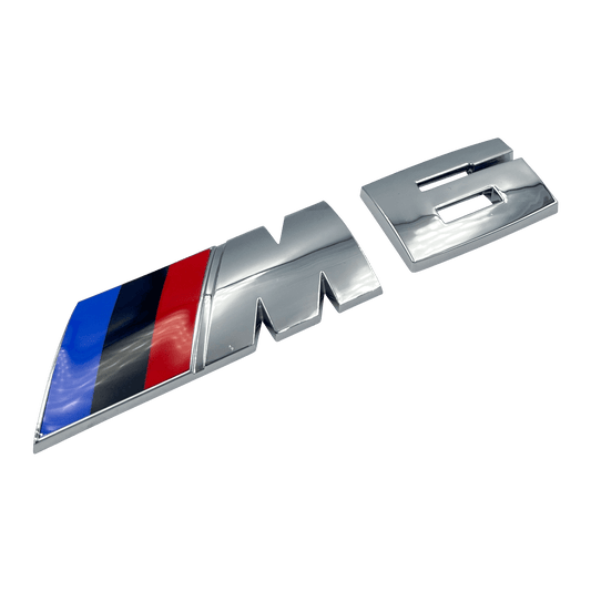 Chrome BMW M6 Rear Emblem 