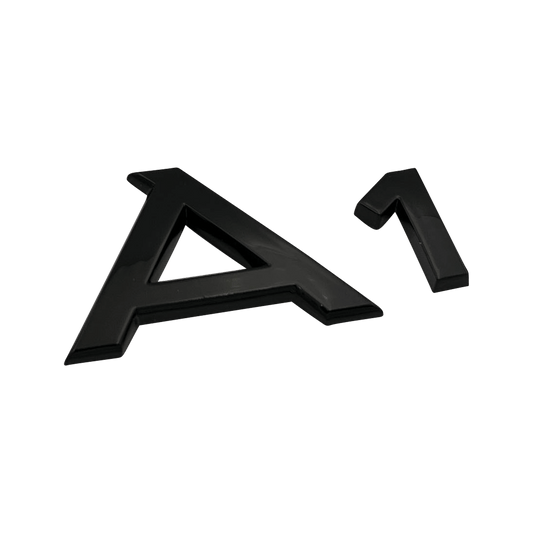 Black Audi A1 Emblem 