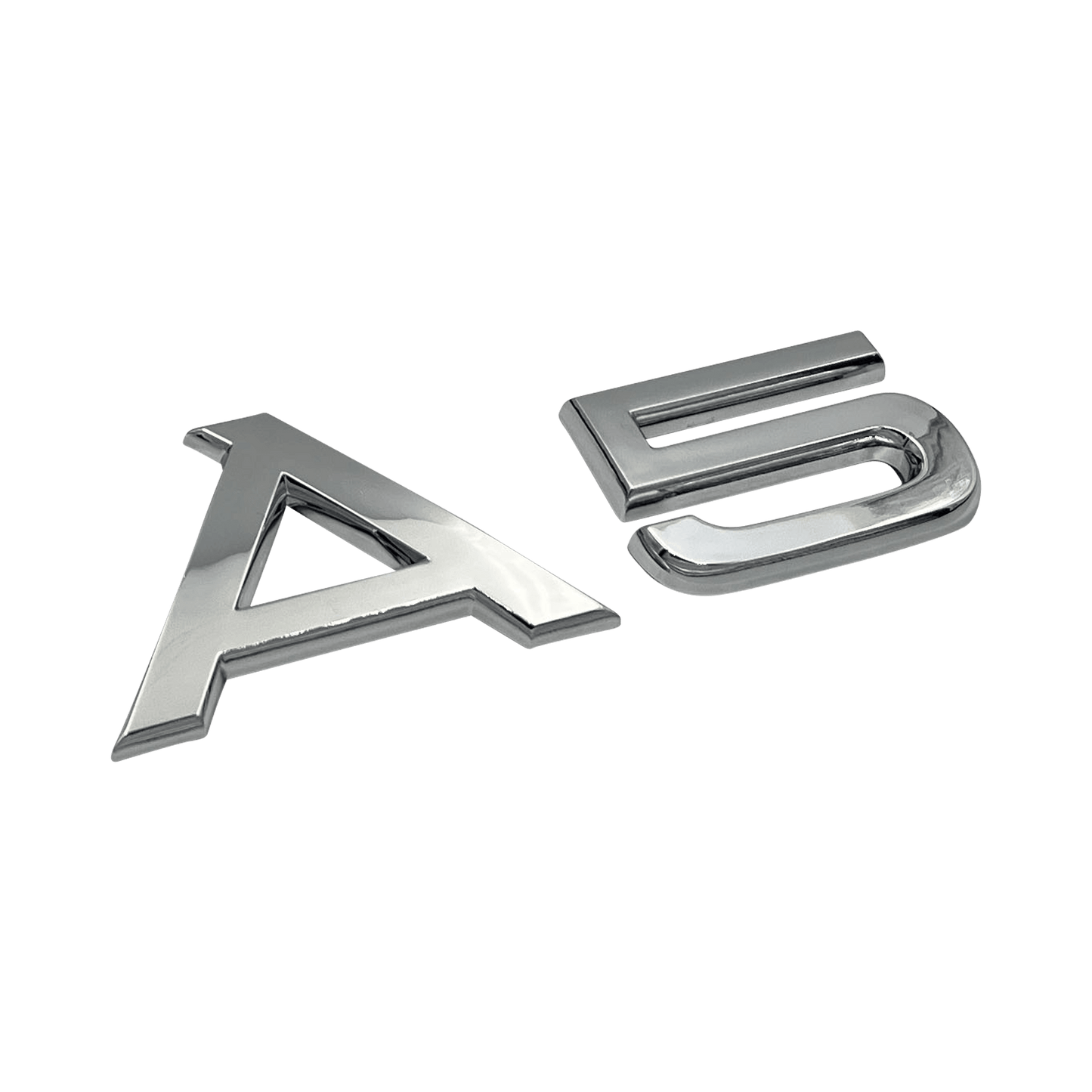 Chrome Audi A5 Emblem-emblem 