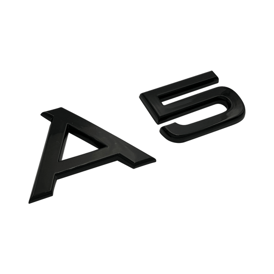 Black Audi A5 Emblem 
