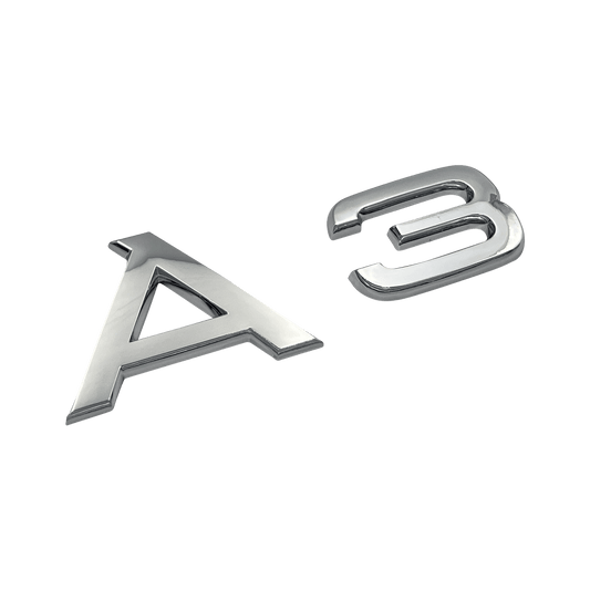 Chrome Audi A3-emblemmerke 