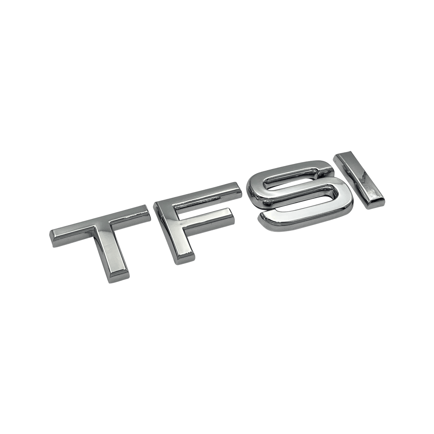 Chrome Audi TFSI Bakre Emblem Badge 