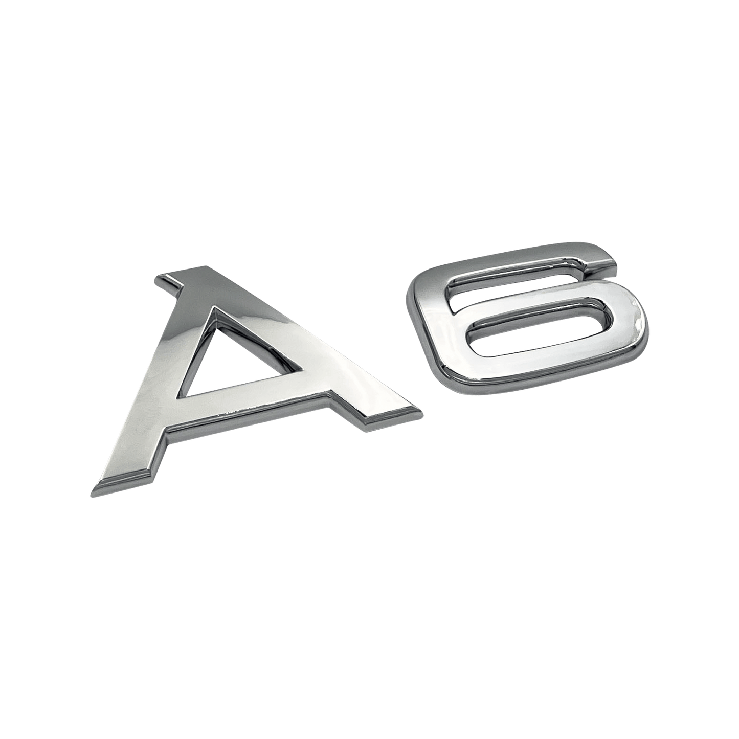 Chrome Audi A6-emblem 