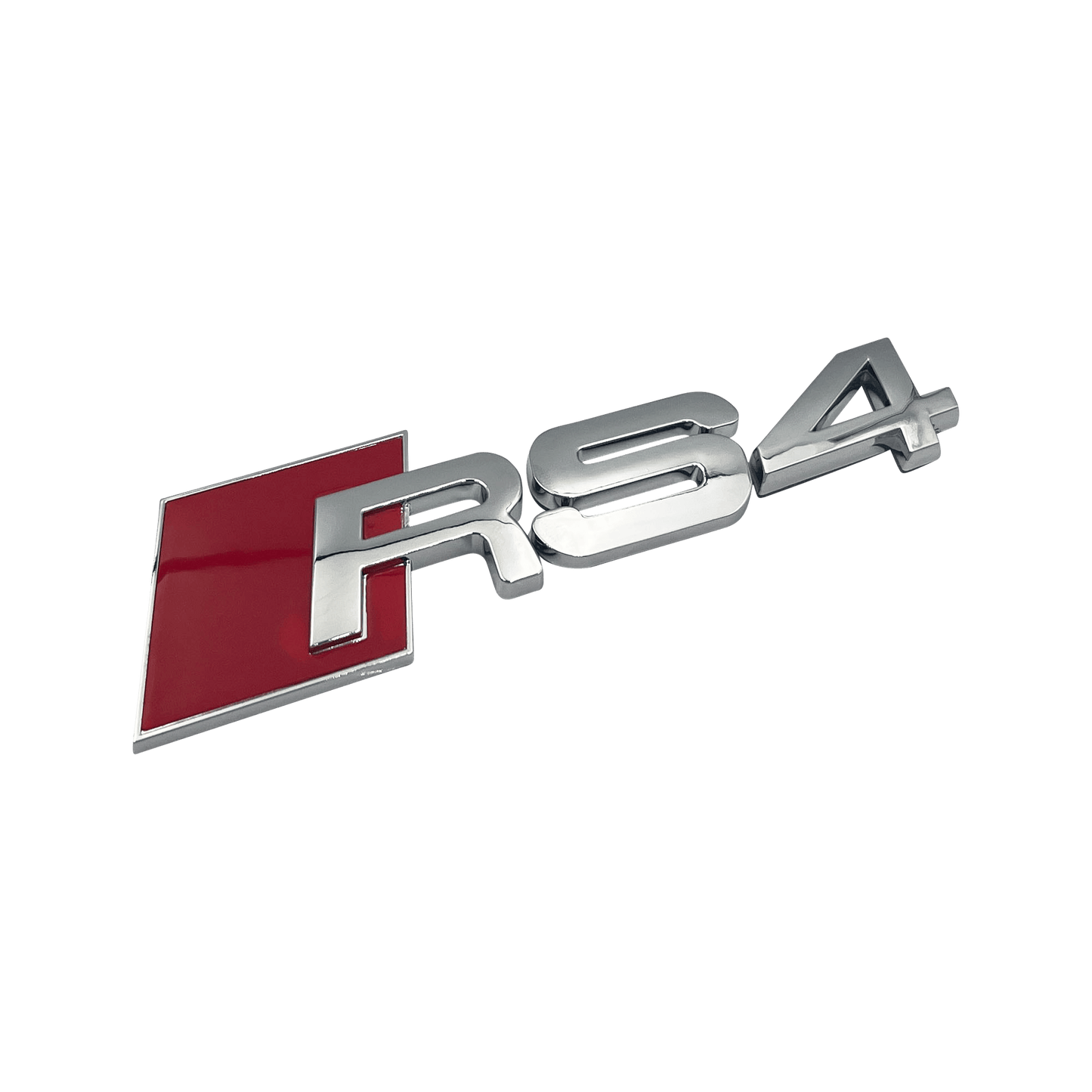 Chrome Audi RS4 Bakre Emblem Badge