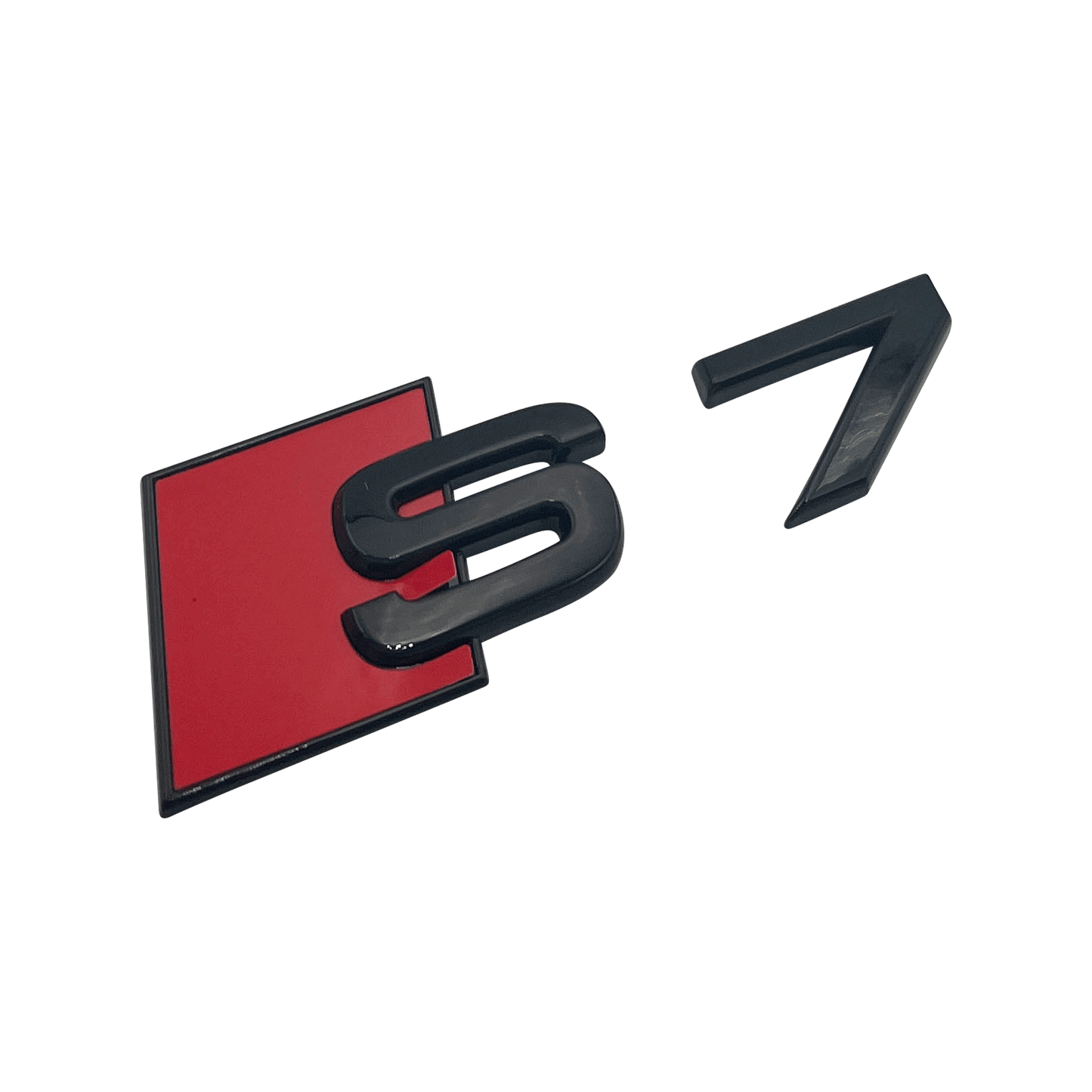 Black Audi S7 Rear Emblem Badge 