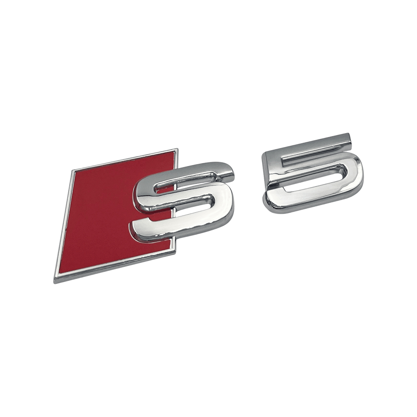 Chrome Audi S5 Bakre Emblem Badge 