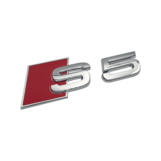 Chrome Audi S5 Bakre Emblem Badge 