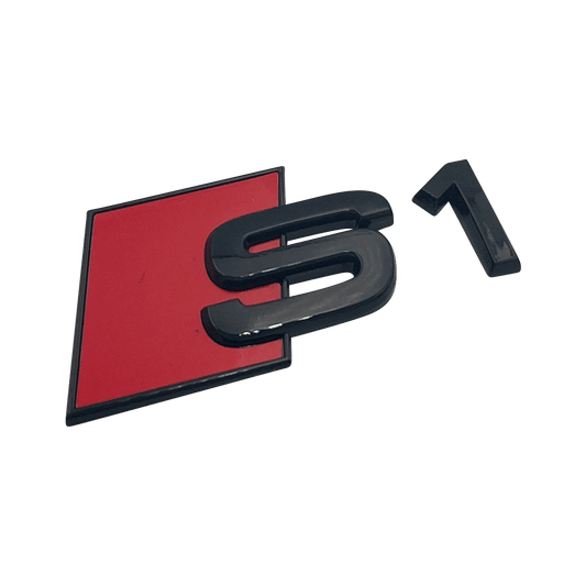 Black Audi S1 ​​Rear Emblem