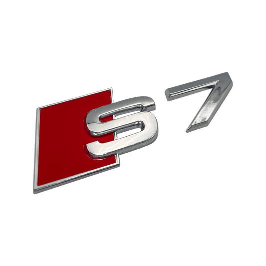 Chrome Audi S7 Rear Emblem