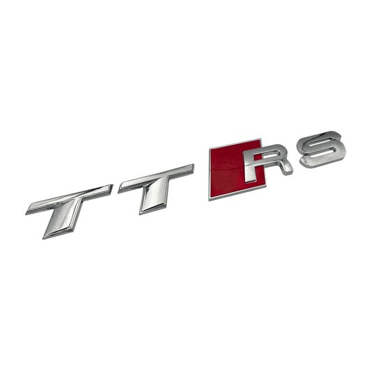 Chrome Audi TTRS bakre emblem-emblem 