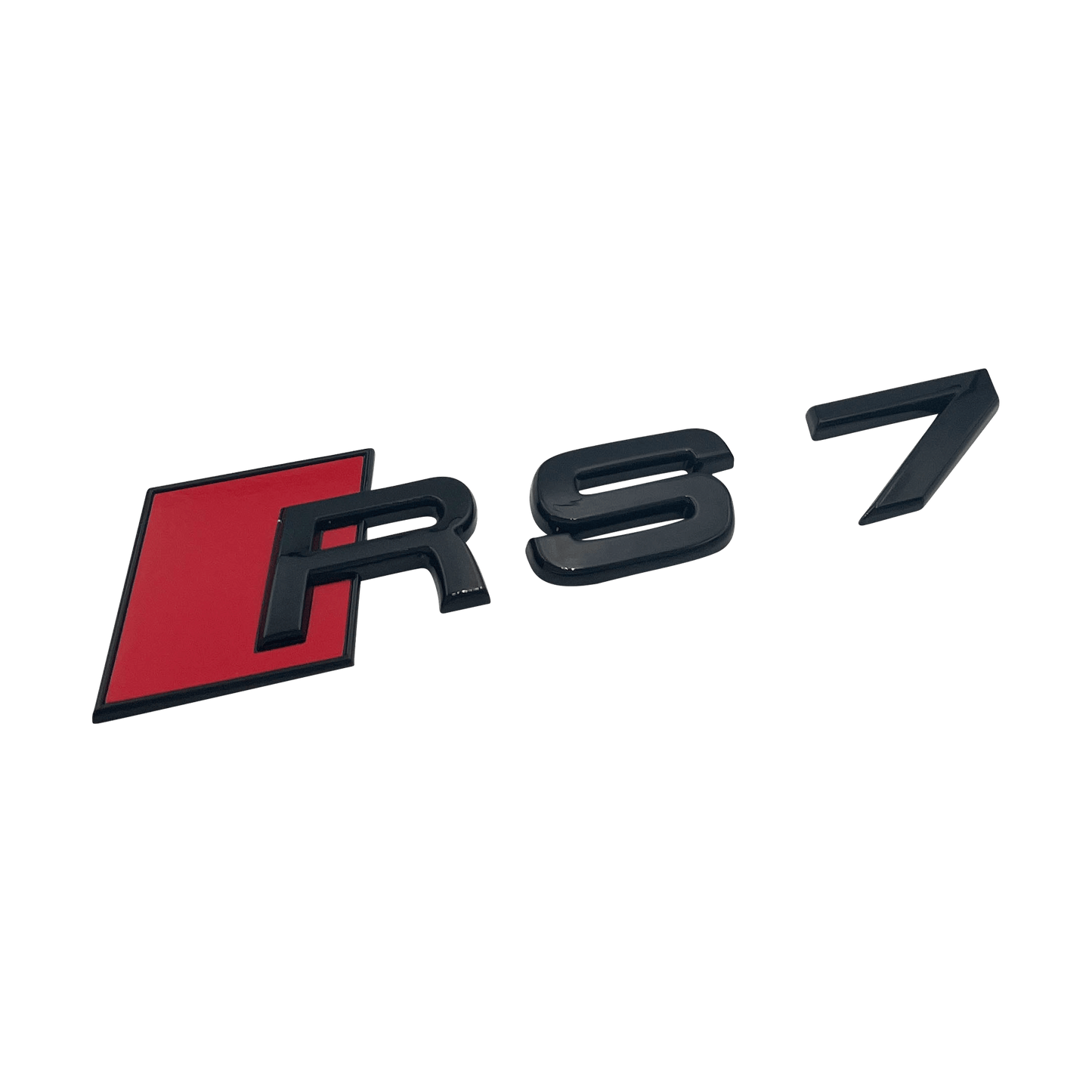 Svart Audi RS7 Emblem Bak 