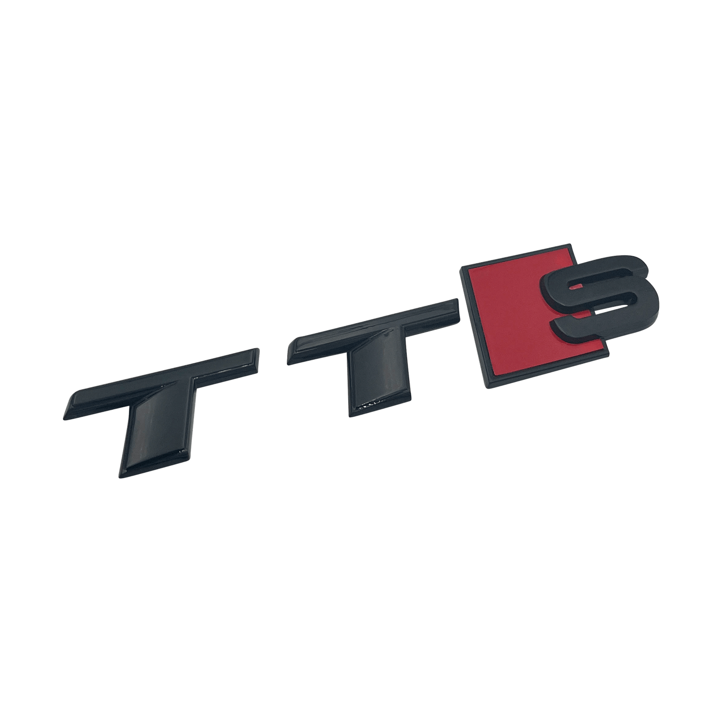 Svart Audi TTS Emblem-emblem bak 