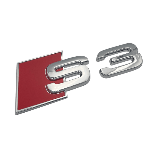 Krom Audi S3 bakre emblem