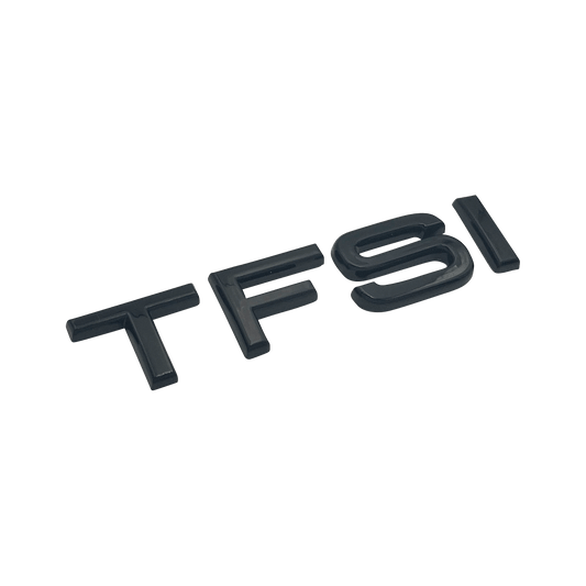 Black Audi TFSI Rear Emblem 