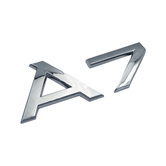 Chrome Audi A7 Emblem-emblem 