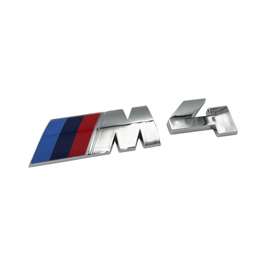 Krom BMW M4 bakre emblem 