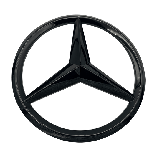 Mercedes Rear Star Logo Sort 82mm W176 A-Klasse