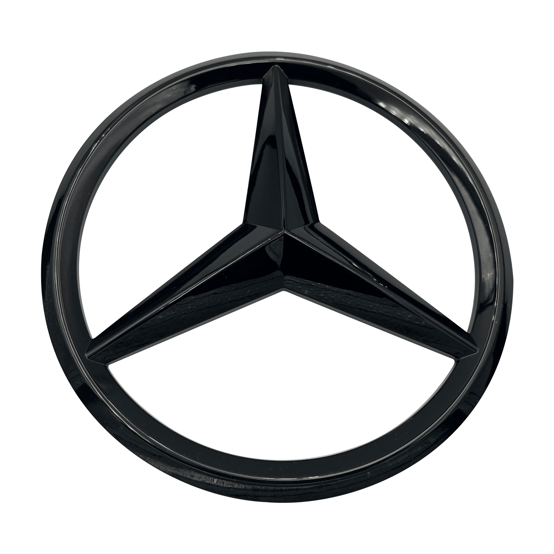 Mercedes Rear Star Logo Black 82mm W176 A-Class - Driverse